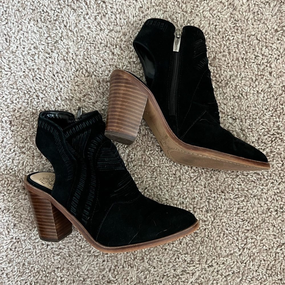 Vince Camuto western style booties